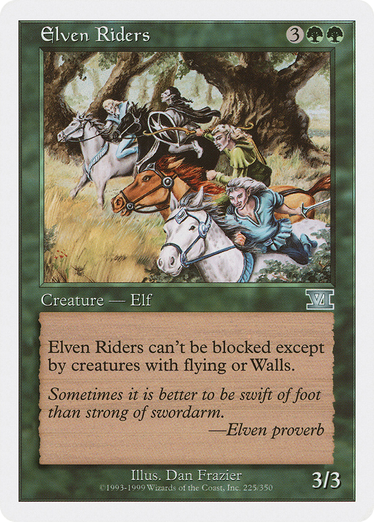 Image of Elven Riders (6ED-225) - Classic Sixth Edition