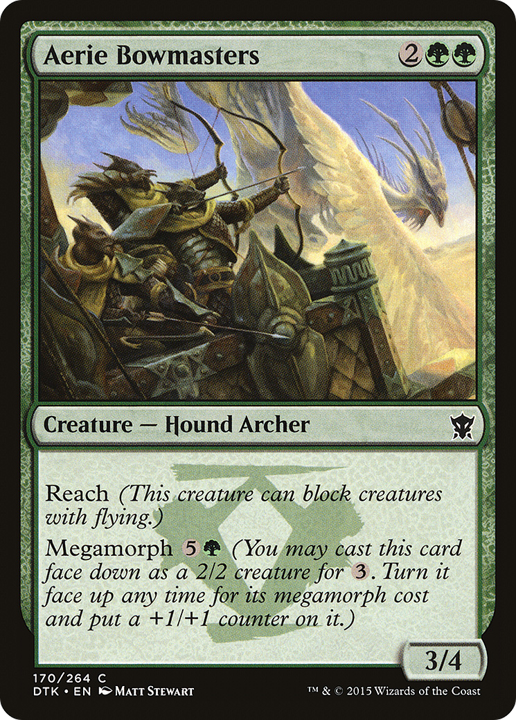 Image of Aerie Bowmasters (DTK-170) - Dragons of Tarkir