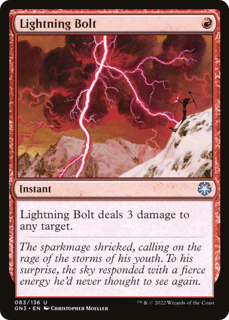 Image of Lightning Bolt (GN3-083) - Game Night: Free-for-All