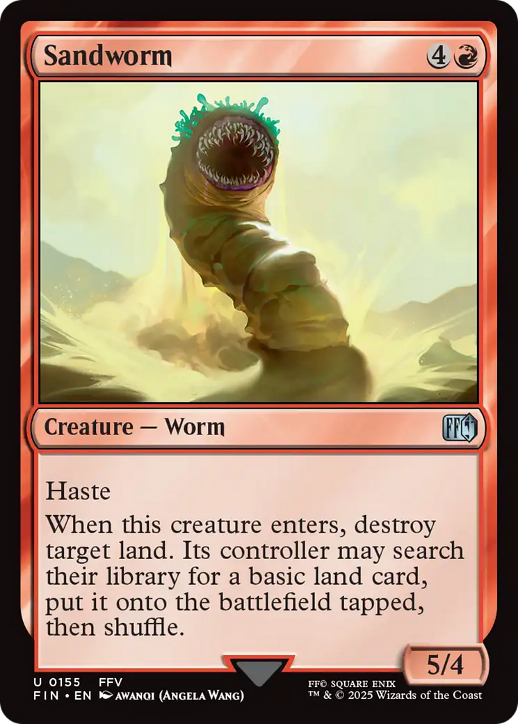 Image of Sandworm (FIN-155) - FINAL FANTASY Foil
