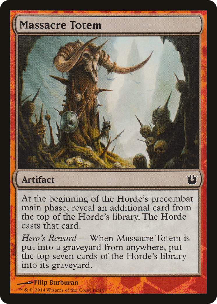 Image of Massacre Totem (HERO-) - Battle the Horde