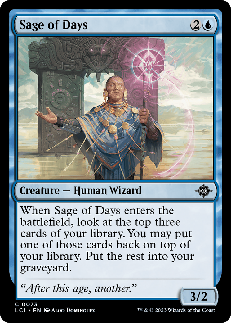 Image of Sage of Days (LCI-073) - The Lost Caverns of Ixalan