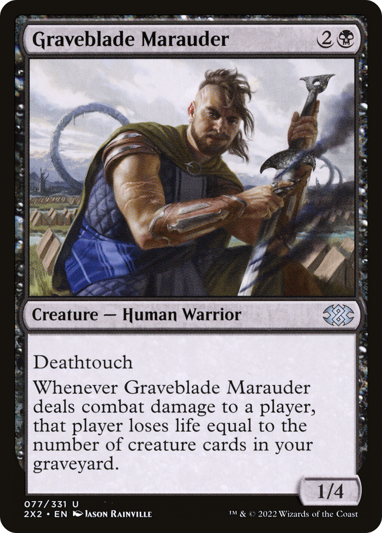 Image of Graveblade Marauder (2X2-077) - Double Masters 2022