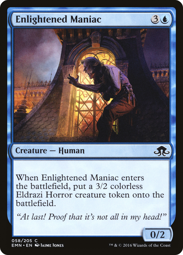 Image of Enlightened Maniac (EMN-058) - Eldritch Moon Foil