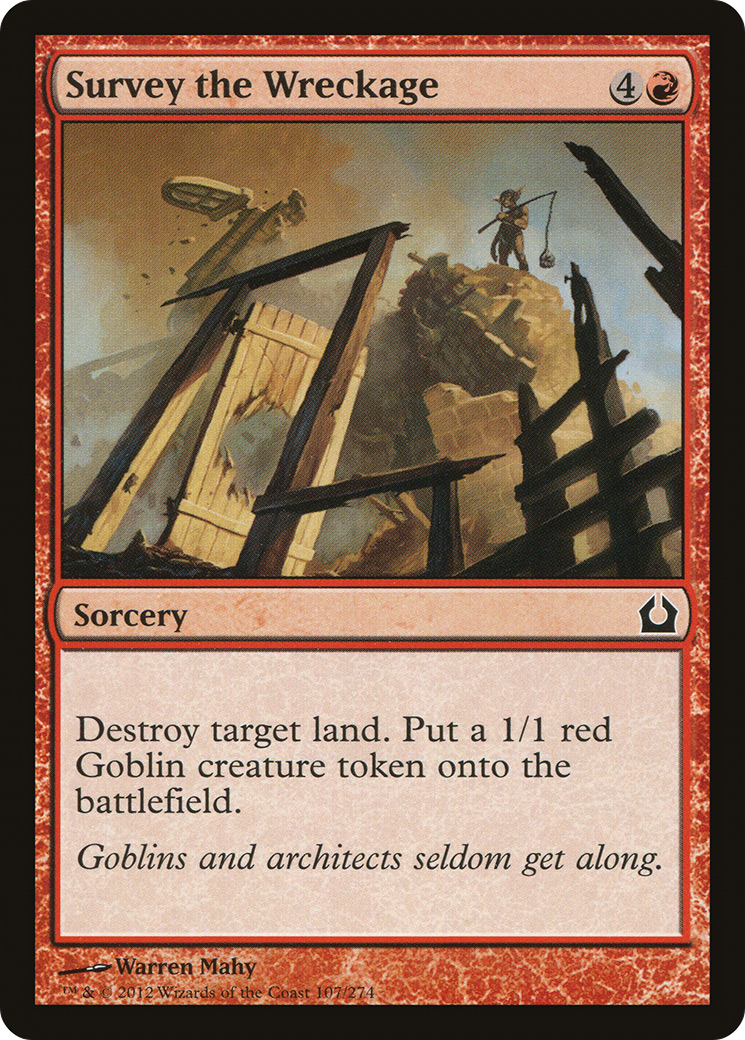 Image of Survey the Wreckage (RTR-107) - Return to Ravnica Foil