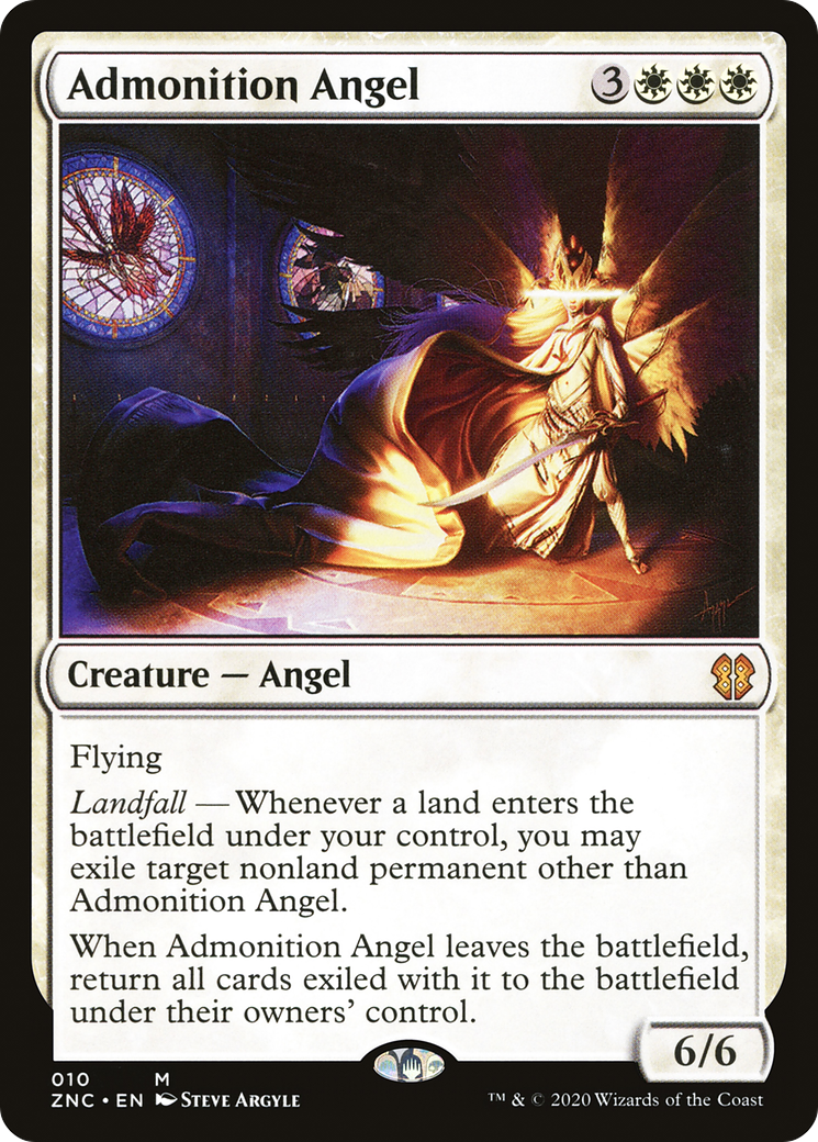 Image of Admonition Angel (ZNC-010) - Zendikar Rising Commander