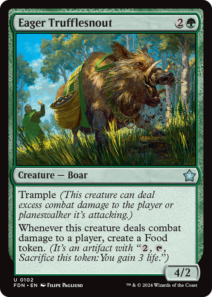Image of Eager Trufflesnout (FDN-102) - Foundations Foil