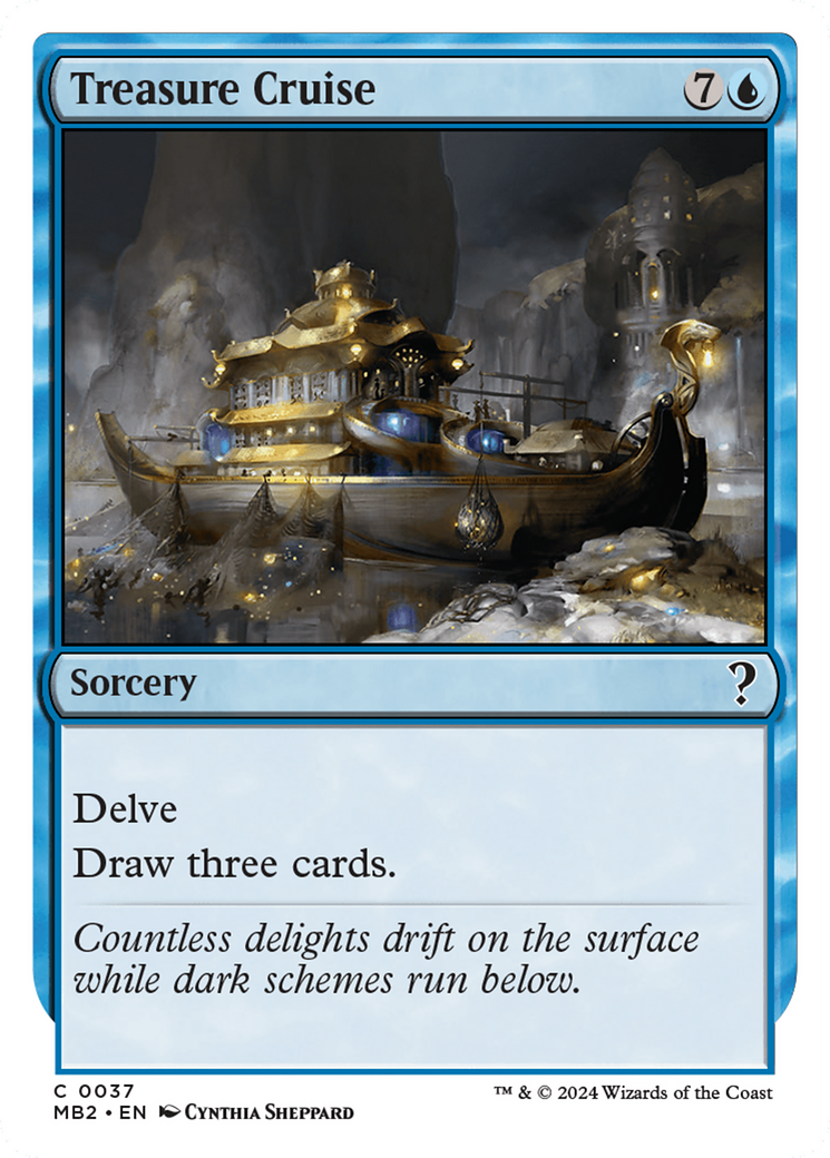 Image of Treasure Cruise (White Border) (MB2-037) - Mystery Booster 2