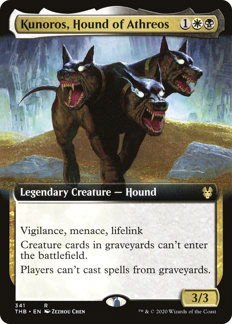 Image of Kunoros, Hound of Athreos (Extended Art) (THB-341) - Theros Beyond Death: (Extended Art) Foil