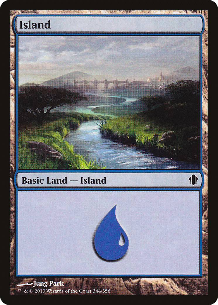 Image of Island (344) (C13-344) - Commander 2013