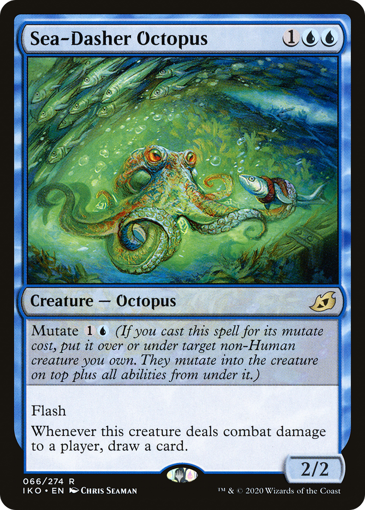 Image of Sea-Dasher Octopus (IKO-066) - Ikoria: Lair of Behemoths