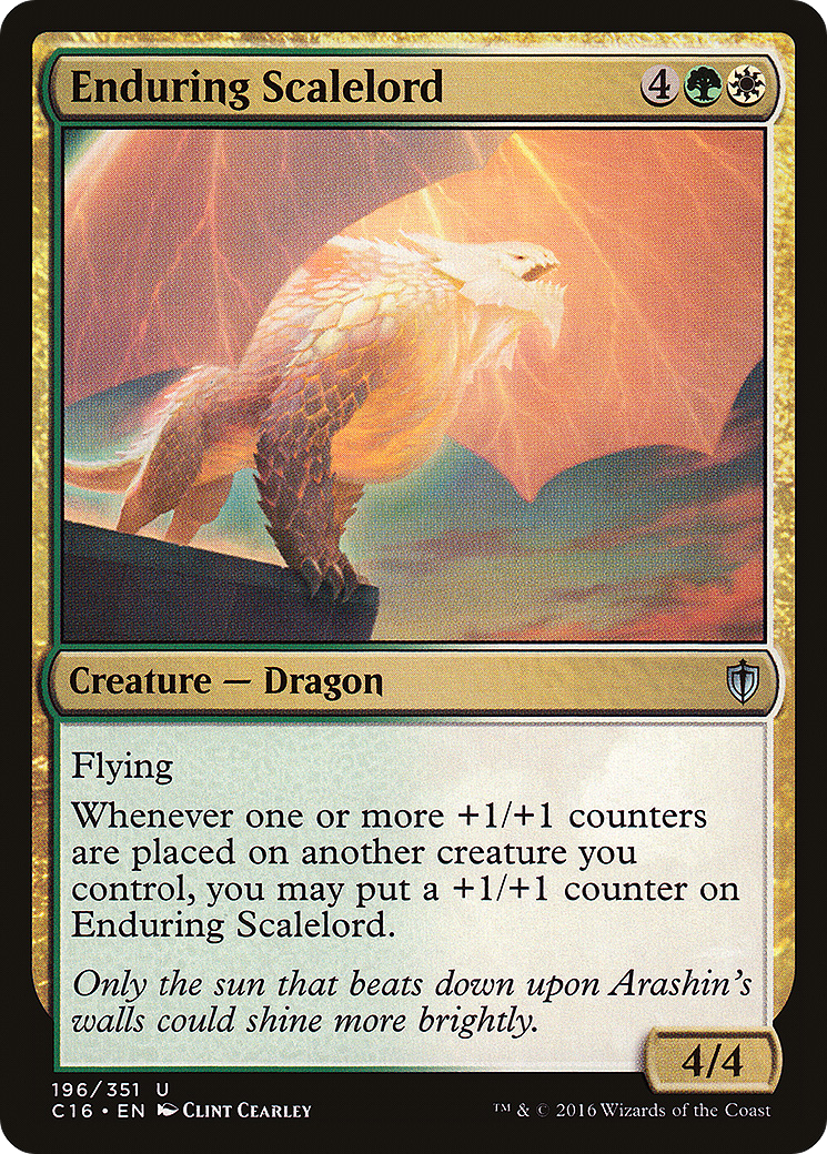 Image of Enduring Scalelord (C16-196) - Commander 2016