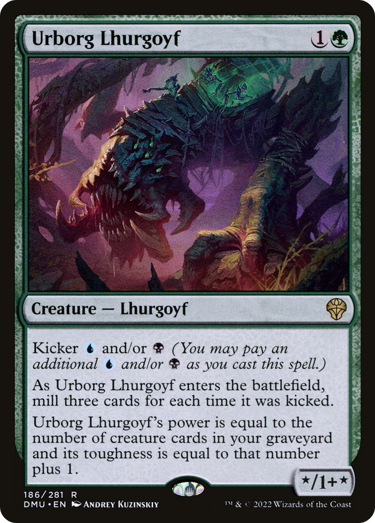 Image of Urborg Lhurgoyf (DMU-186) - Dominaria United Foil