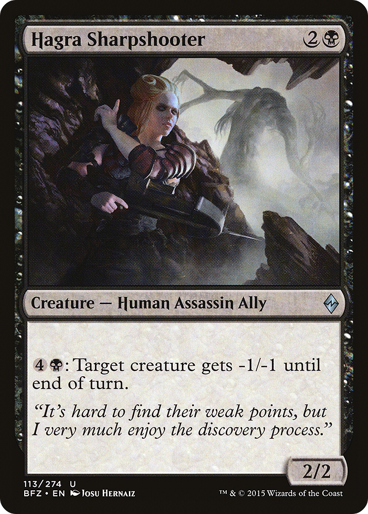 Image of Hagra Sharpshooter (BFZ-113) - Battle for Zendikar