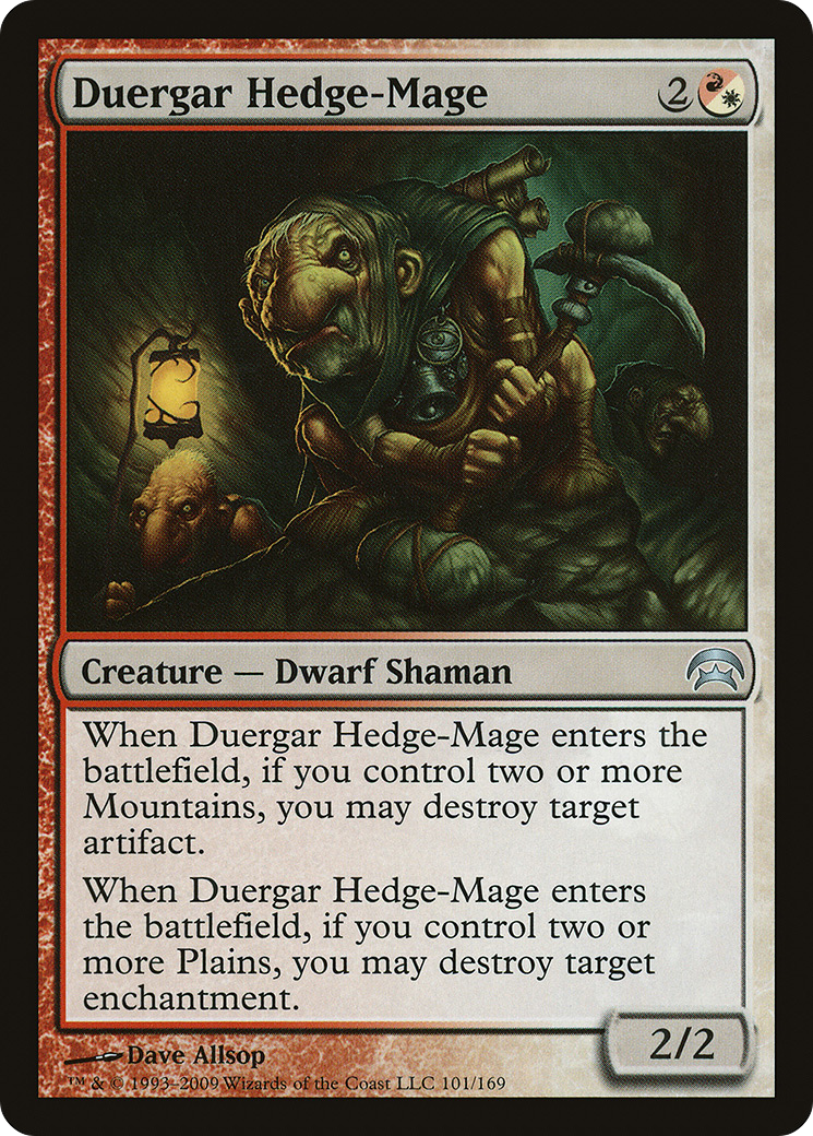 Image of Duergar Hedge-Mage (HOP-101) - Planechase