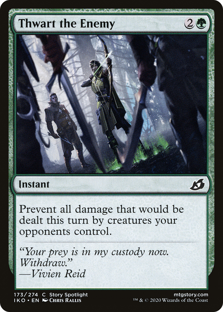 Image of Thwart the Enemy (IKO-173) - Ikoria: Lair of Behemoths Foil