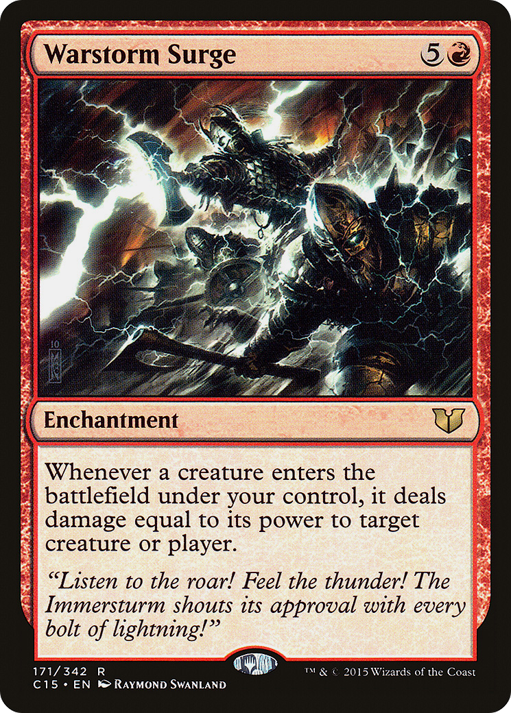 Image of Warstorm Surge (C15-171) - Commander 2015