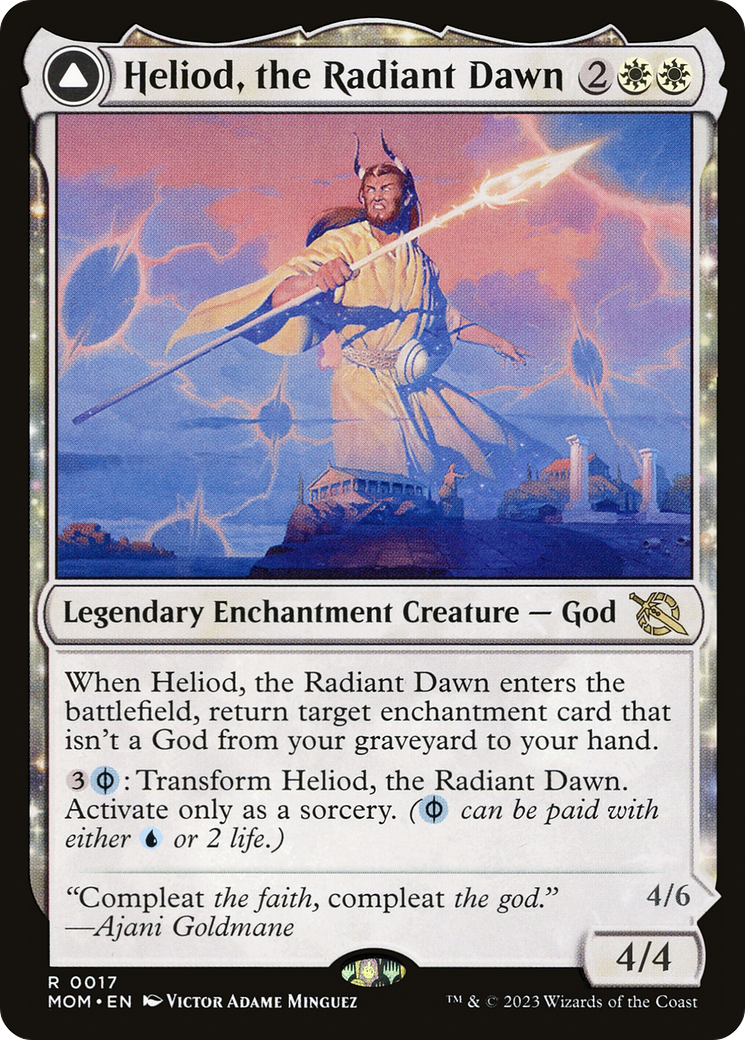 Image of Heliod, the Radiant Dawn (MOM-017) - March of the Machine: (enchantment) Foil