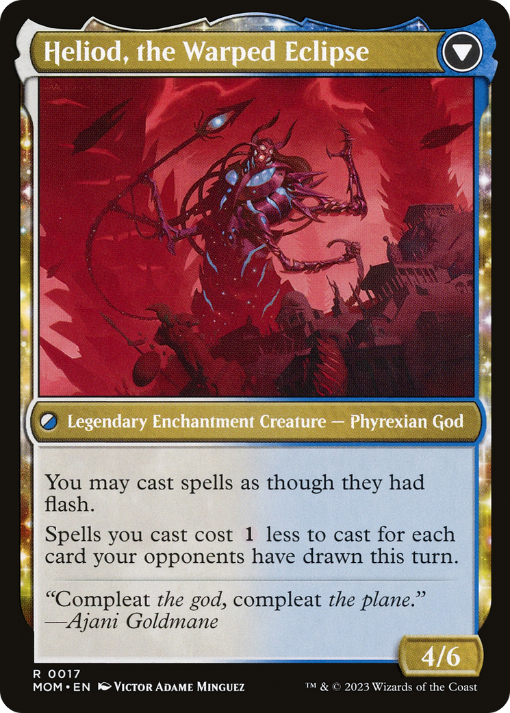 Image of Heliod, the Radiant Dawn (MOM-017) - March of the Machine: (enchantment) Foil