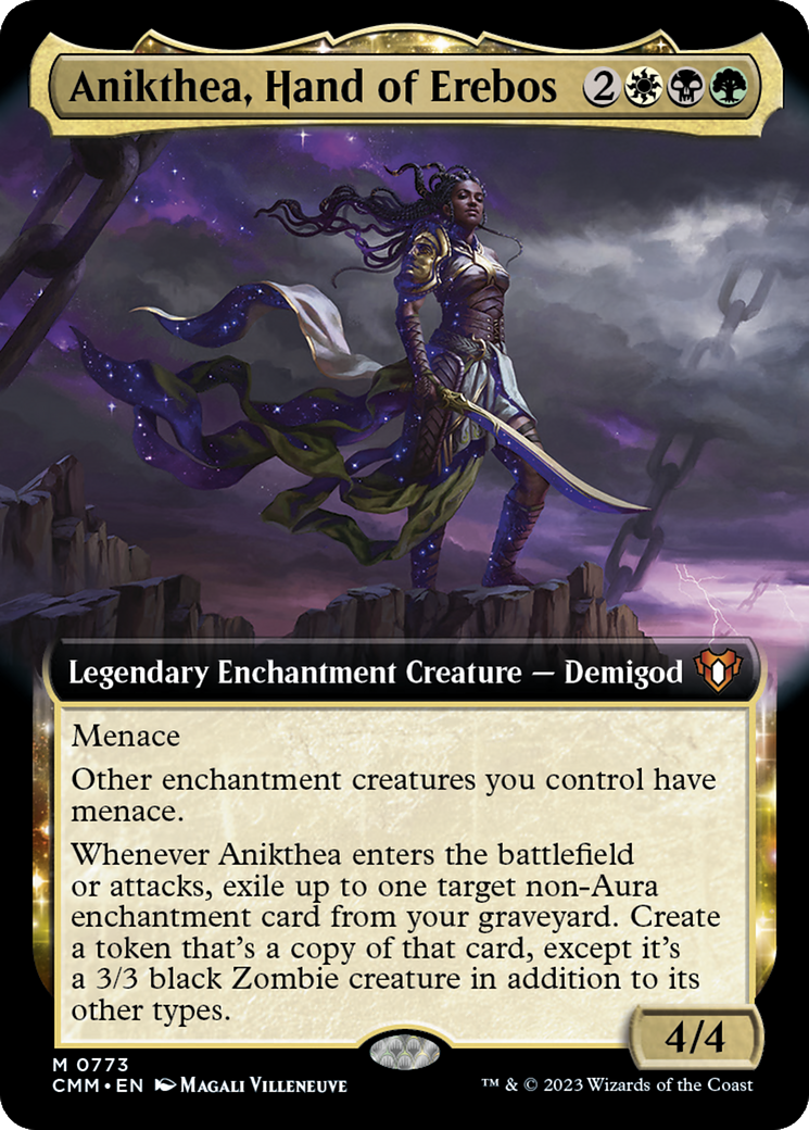 Image of Anikthea, Hand of Erebos (Extended Art) (CMM-773) - Commander Masters: (Extended Art, enchantment)