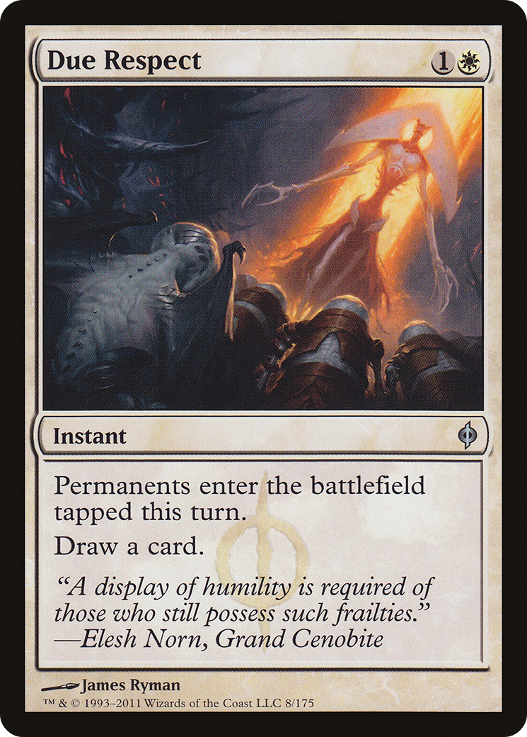 Image of Due Respect (NPH-008) - New Phyrexia