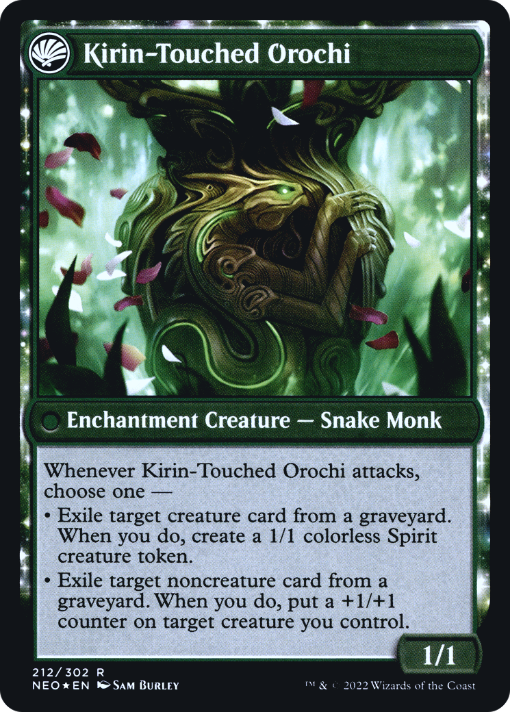 Image of Teachings of the Kirin (PRE-212) - Kamigawa: Neon Dynasty Promos: (fandfc, enchantment) Foil