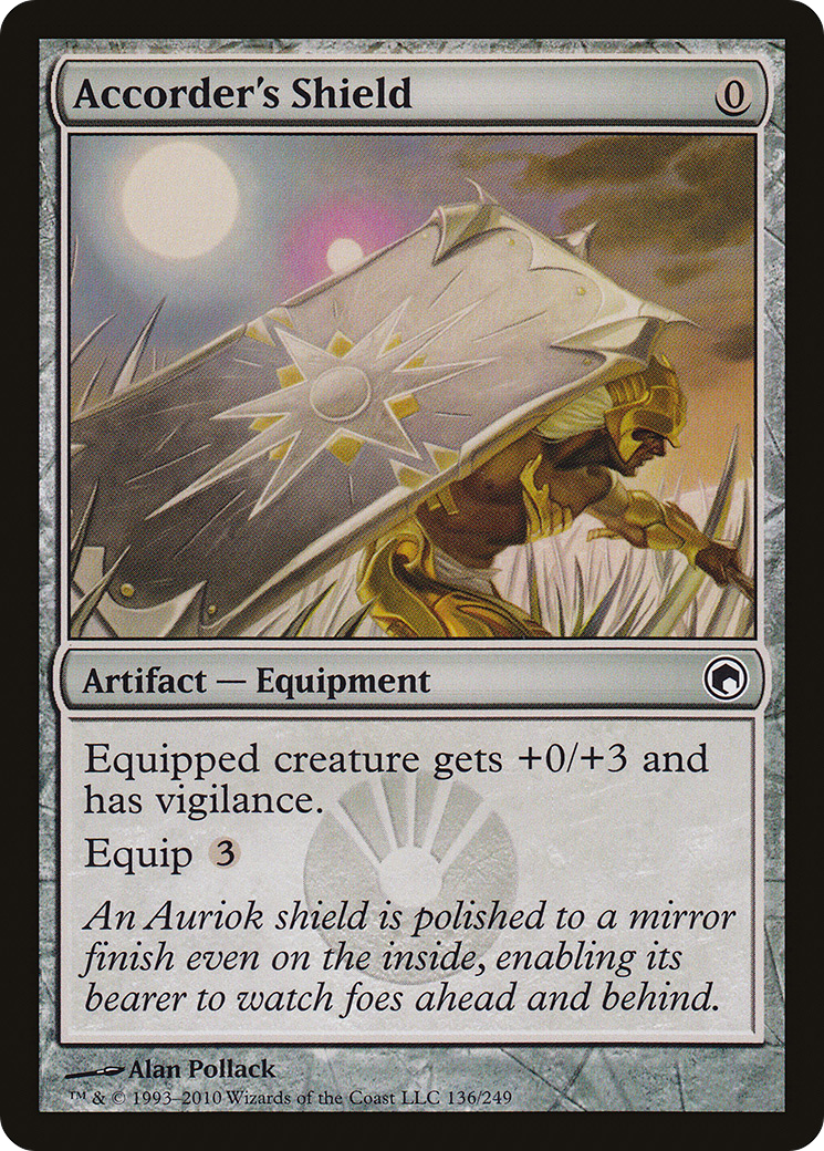 Image of Accorder's Shield (SOM-136) - Scars of Mirrodin