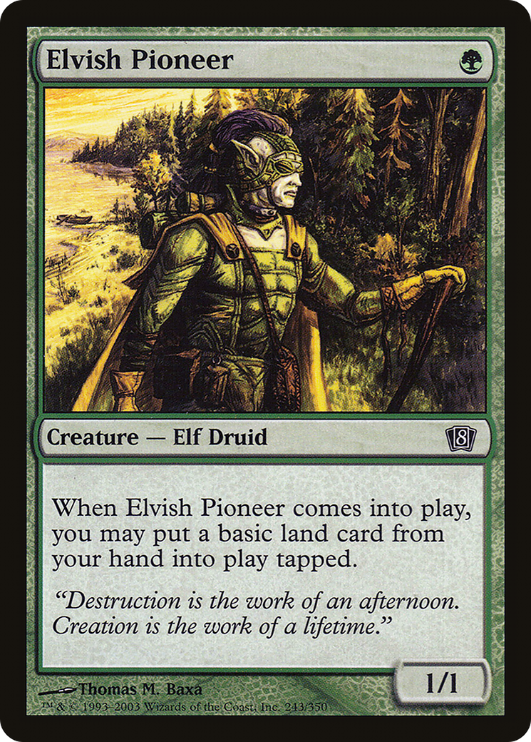 Image of Elvish Pioneer (8ED-243) - 8th Edition