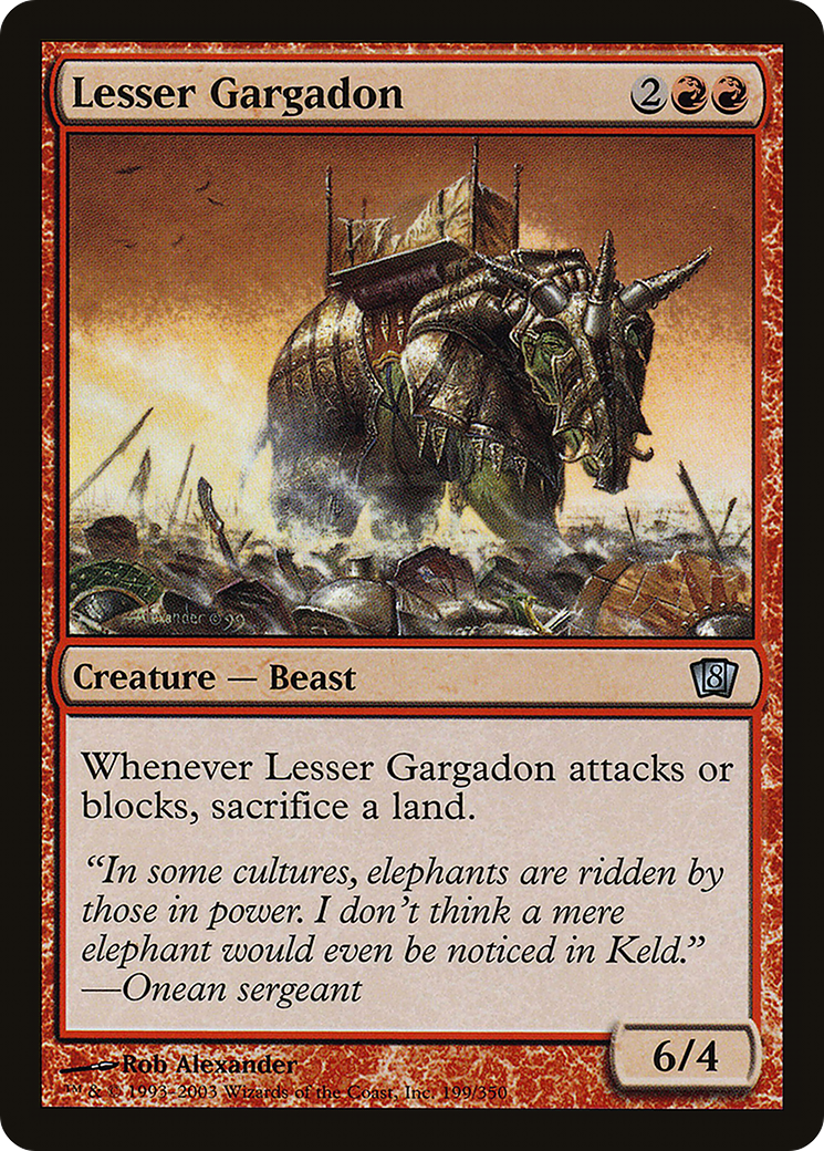 Image of Lesser Gargadon (8ED-199) - 8th Edition Foil