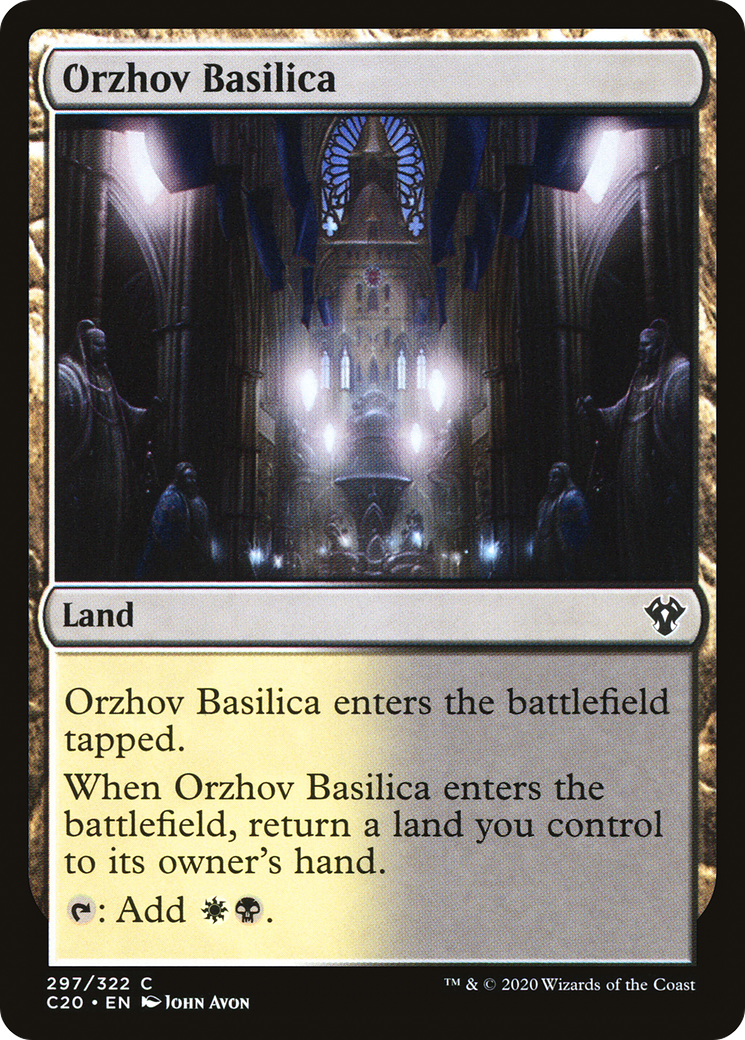 Image of Orzhov Basilica (C20-297) - Commander 2020