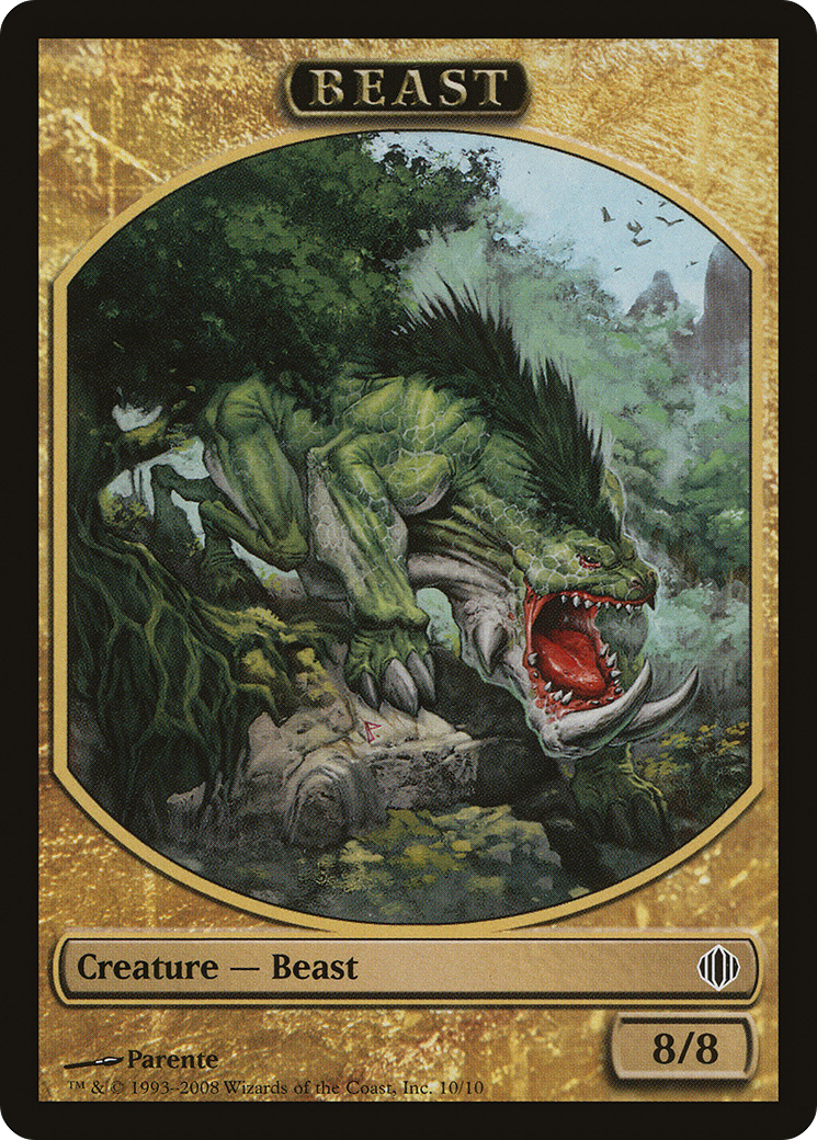 Image of Beast Token (Multicolor) (ALA-010) - Shards of Alara Tokens