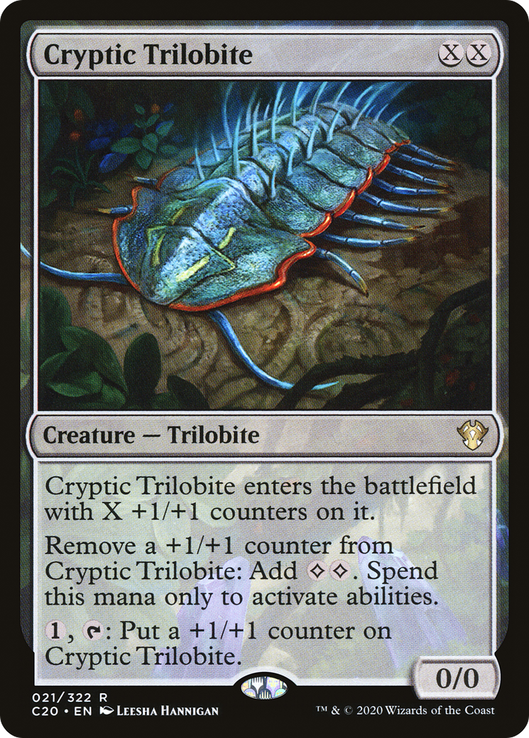 Image of Cryptic Trilobite (C20-021) - Commander 2020