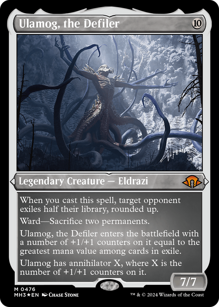 Image of Ulamog, the Defiler (Foil Etched) (MH3-476) - Modern Horizons 3