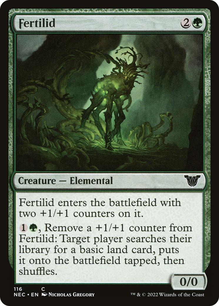 Image of Fertilid (NEC-116) - Neon Dynasty Commander