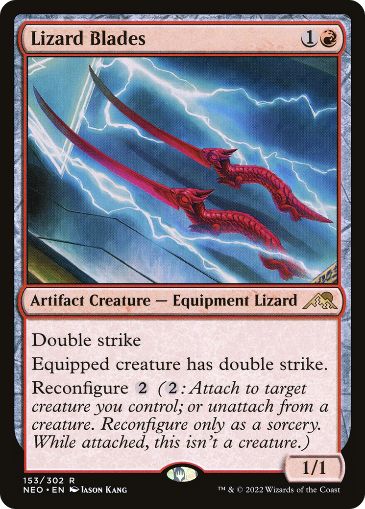 Image of Lizard Blades (NEO-153) - Kamigawa: Neon Dynasty