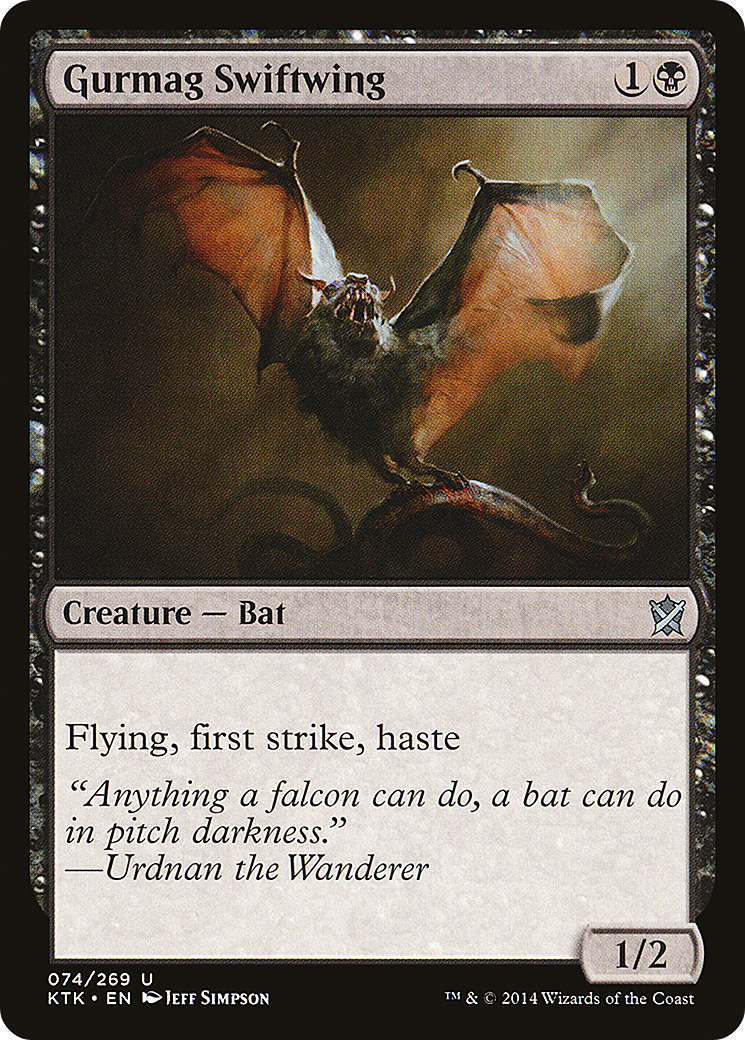 Image of Gurmag Swiftwing (KTK-074) - Khans of Tarkir