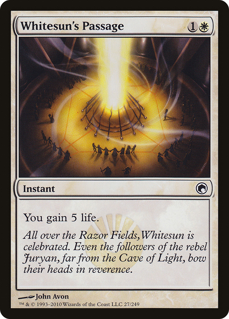 Image of Whitesun's Passage (SOM-027) - Scars of Mirrodin