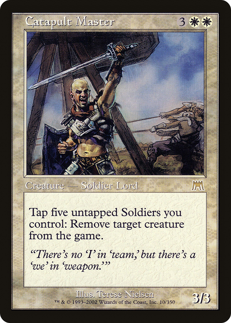 Image of Catapult Master (ONS-010) - Onslaught Foil