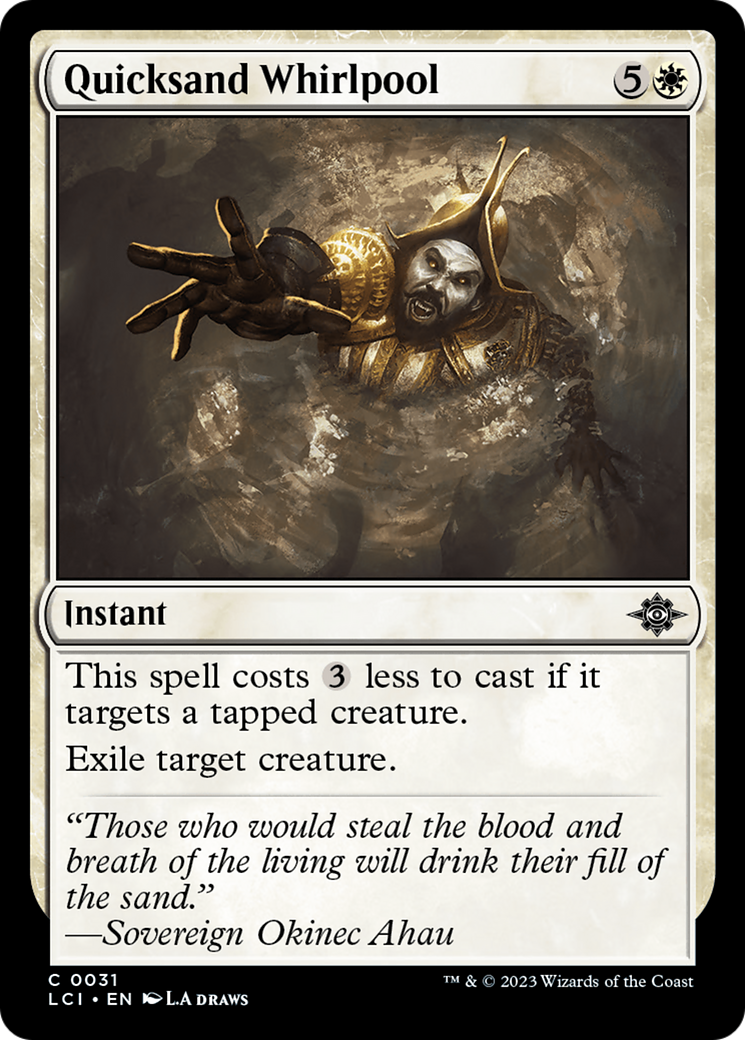 Image of Quicksand Whirlpool (LCI-031) - The Lost Caverns of Ixalan Foil