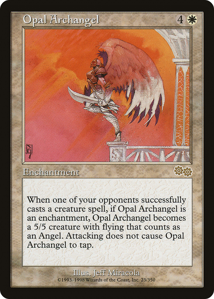 Image of Opal Archangel (USG-023) - Urza's Saga