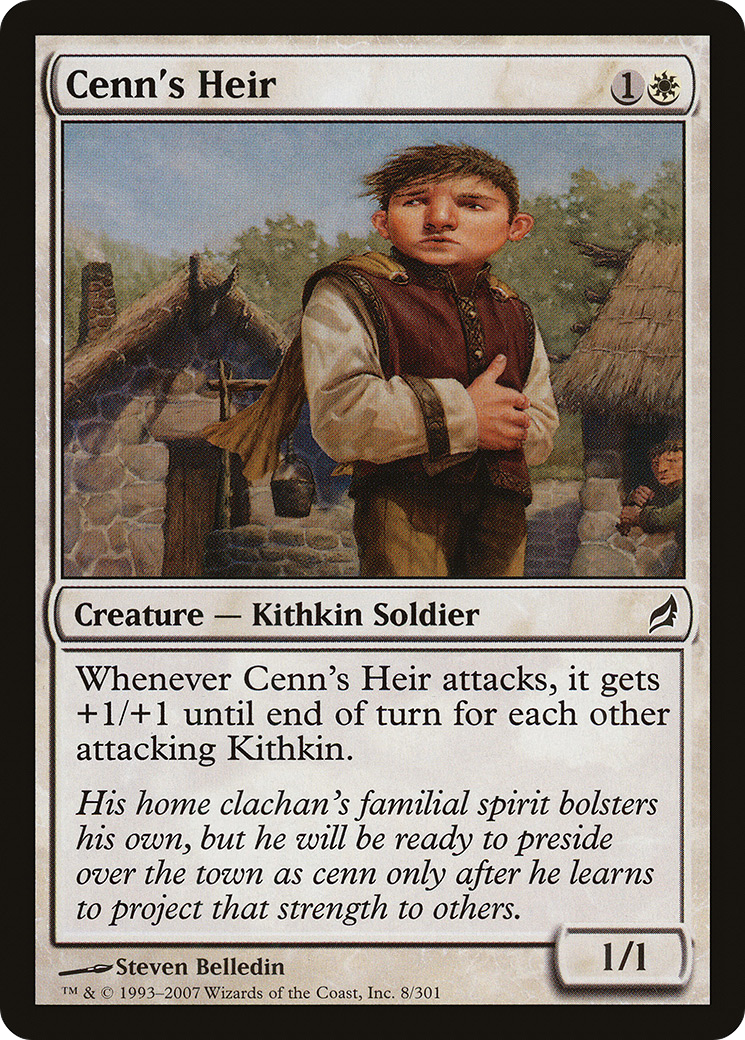 Image of Cenn's Heir (LRW-008) - Lorwyn Foil
