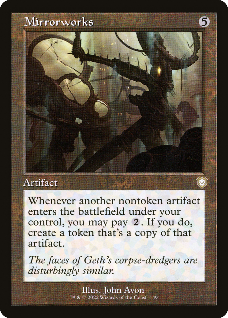Image of Mirrorworks (Retro Frame) (BRC-149) - The Brothers' War Commander