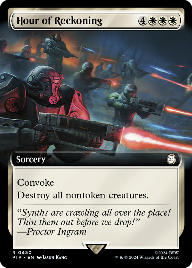 Image of Hour of Reckoning (Extended Art) (PIP-450) - Fallout: (Extended Art) Foil