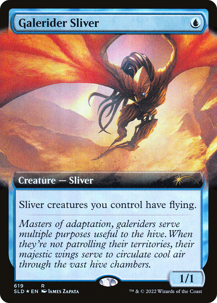 Image of Galerider Sliver (Extended Art) (SLD-619) - Secret Lair Drop: (Extended Art) Foil