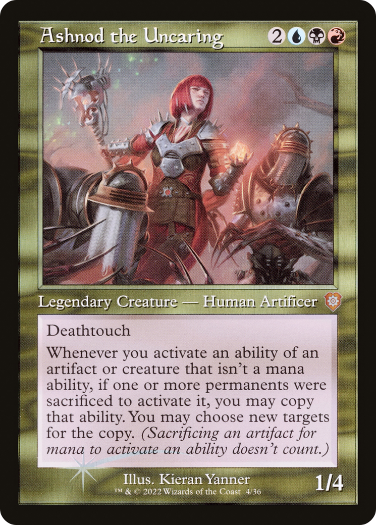 Image of Ashnod the Uncaring (Retro Frame) (BRC-004) - The Brothers' War Commander