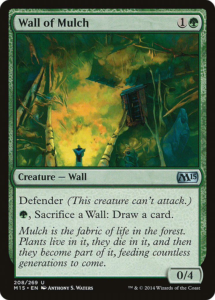 Image of Wall of Mulch (M15-208) - Magic 2015 Foil