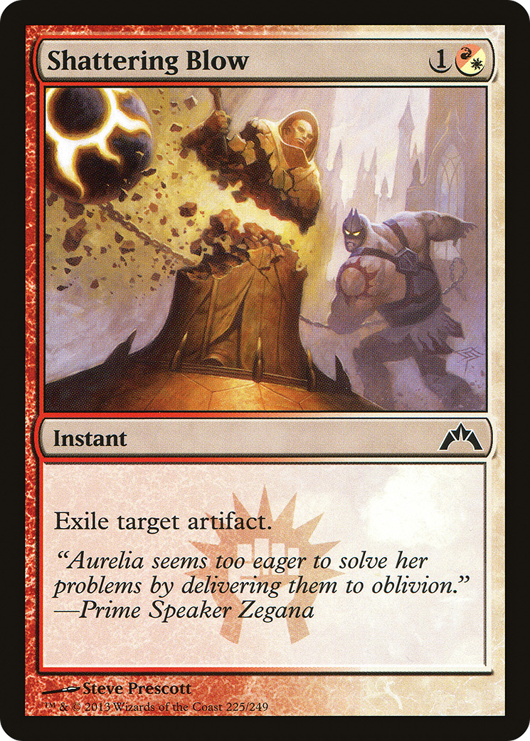Image of Shattering Blow (GTC-225) - Gatecrash Foil