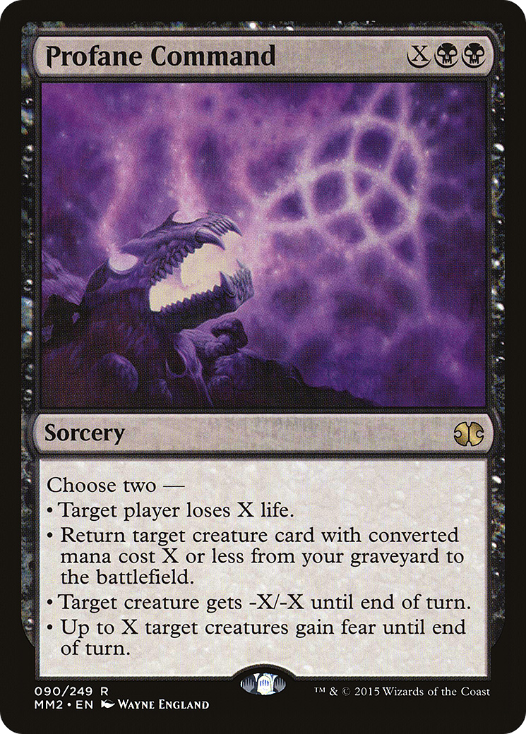 Image of Profane Command (MM2-090) - Modern Masters 2015