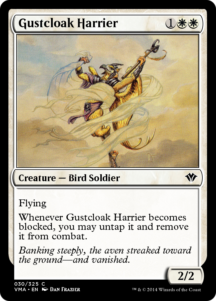 Image of Gustcloak Harrier (VMA-030) - Vintage Masters Foil