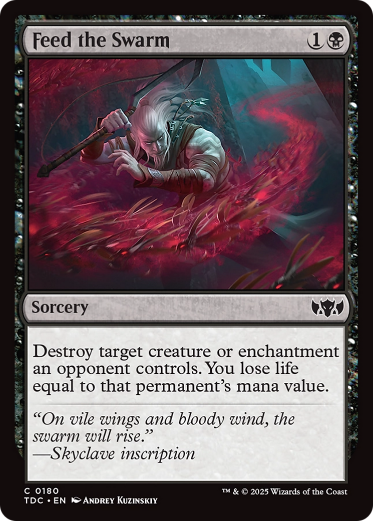 Image of Feed the Swarm (TDC-180) - Commander: Tarkir: Dragonstorm